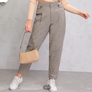 Comfy Plaid Dress Pants